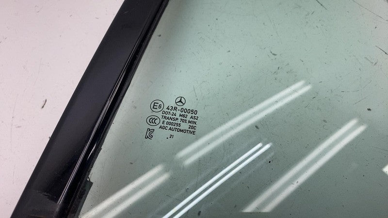 ⭕ 2022 Mercedes Benz EQS Front Left Quarter Door Window Glass Vent A29