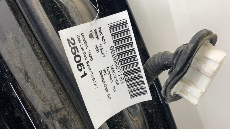 ⭕ 20-26 Tesla Model Y MY Rear Driver Side Door Shell Panel Left OEM Bl