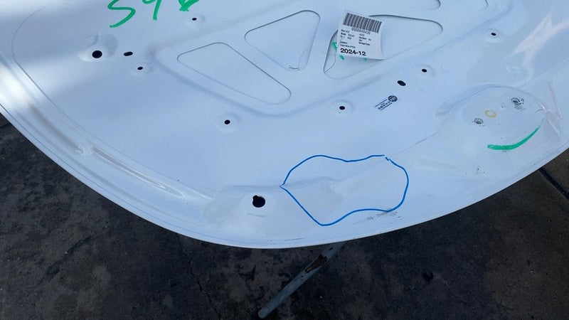 2020-2024 Tesla Model Y Front Bonnet Hood Shell Panel Assembly OEM White - PPSW