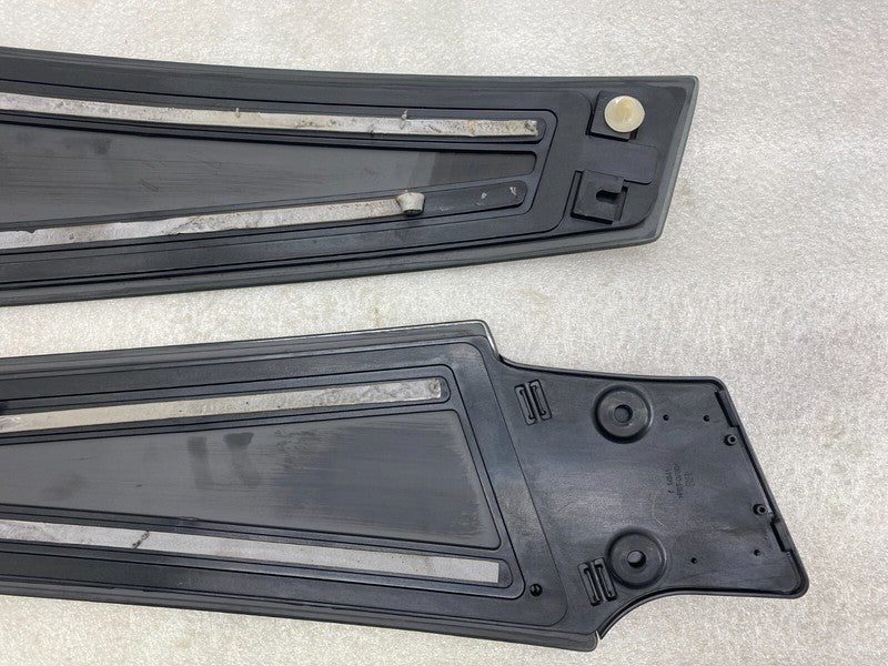 ⭕2012-2015 Tesla Model S PAIR Left & Right Exterior B-Pillar Applique Trim Cover