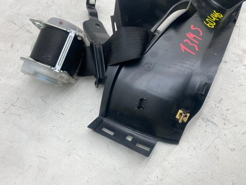 ⭕ 12-20 Model S Passenger C-Pillar Mid Trim Cover & Seat Belt Right 10