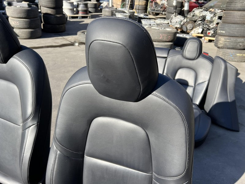 1107103 00 B ⭕ 2017-2023 Tesla Model 3 Front Left & Right Bucket & Rear Bench Seat + Bolster