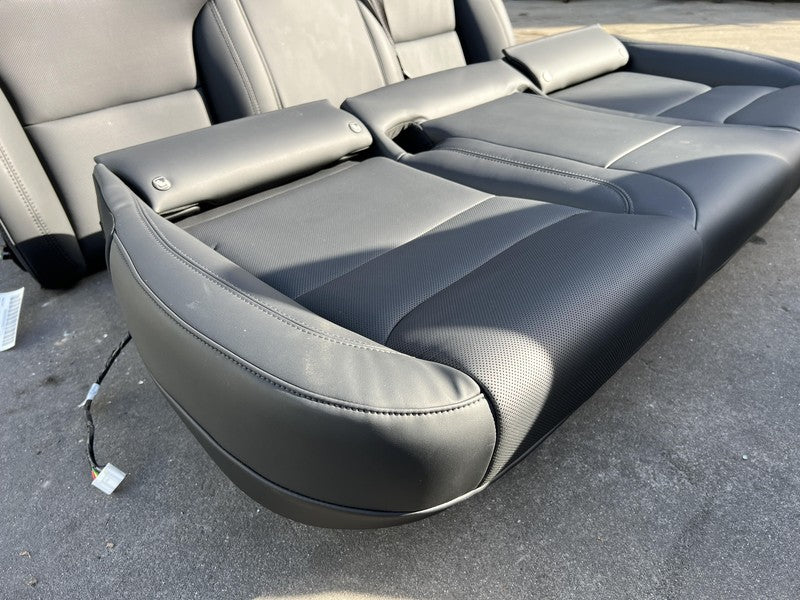 ⭕ 21-23 Tesla Model S Left & Right Front Bucket Seat + Rear 2nd Row Seat Black