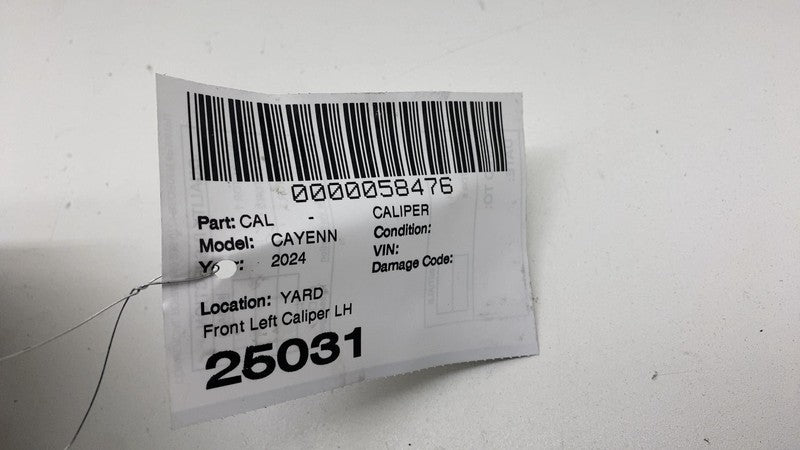 9Y0615105HR ⭕ 2024 Porsche Cayenne Front Driver Side Caliper w/ Brake Hose Left 9Y0615105HR