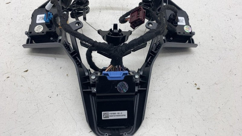 ⭕ 17-23 Model 3 M3 Steering Wheel Gray Bezel Trim W/ Control Switch 11