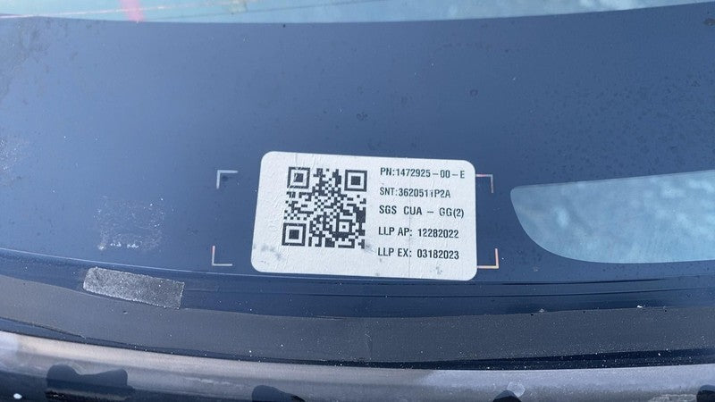 ⭕ 21-23 Model 3 M3 Rear Trunk Panoramic Backlite Glass Back Section 14