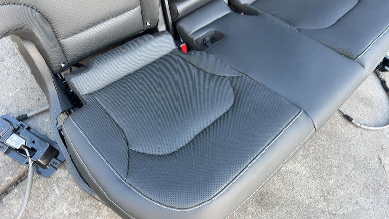 2022-2024 Kia EV6 Rear Left & Right 2nd Row Backseat Bench Seat Perforated Black
