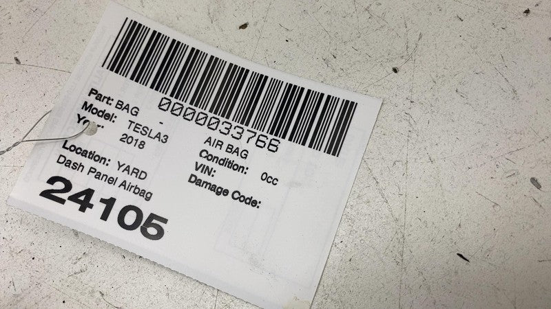 ⭕ 2017-2023 Tesla Model 3 Y Front Passenger Side Dash Airbag Right 107