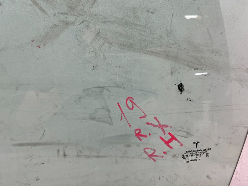 43R-004530 ⭕2016-2020 Tesla Model X MX Front Driver Side Door Window Glass Left LH Assembly
