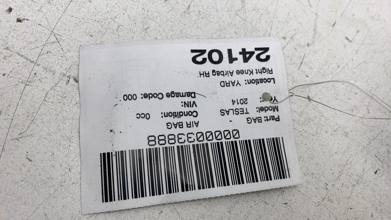100526000G ⭕ 12-15 Model S Left or Right Knee Airbag LH & RH Fits either side 1005260-00-G