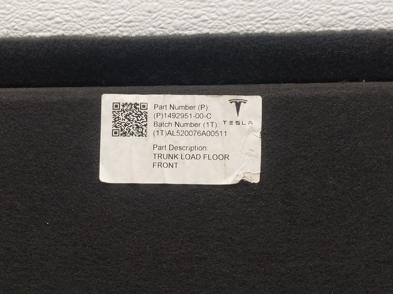 ⭕ 20-24 Model Y Front Trunk Luggage Compartment Floor Load Carpet 1492