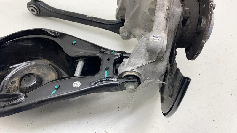 32329003 21-23 Polestar 2 Rear Right Spindle Knuckle w/ Hub + Links & Spring AWD 32246373