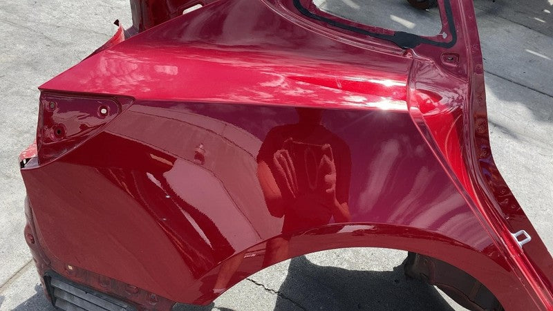 ⭕ 17-20 Tesla Model 3 Rear Right Quarter Panel Structural Frame Cut Red - PPMR