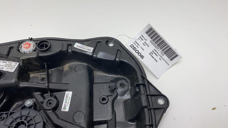 2018-2021 BMW 530e G30 Rear Driver Side Window Regulator & Carrier Lef