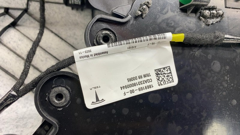 2024-2025 Tesla Cybertruck Rear Passenger Side Door Panel Trim Card Co