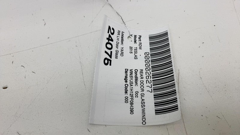⭕ 2012-2020 Tesla Model S MS Rear Driver Side Door Window Glass Left L