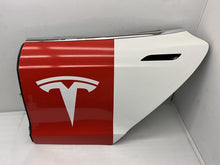 ⭕ 2012-2015 Tesla Model S Rear Driver Door Panel Left LH Silver - PMSS (Wrapped)