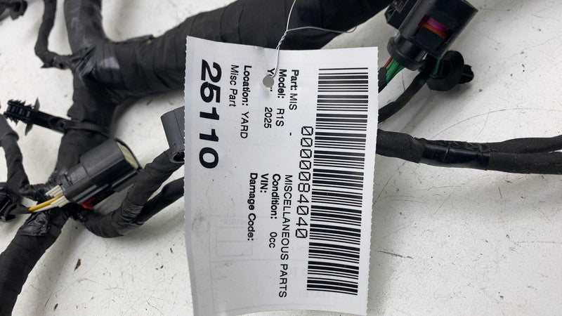 PT00891018 E ⭕ 2025 Rivian R1S Front End Engine Bay Wiring Harness Cable Wire PT00891018-E