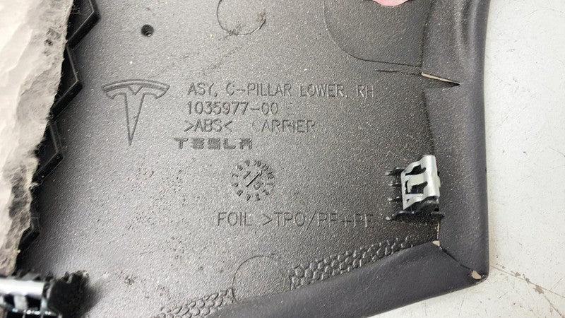 ⭕2016-2020 Tesla Model X Rear Right C-Pillar Lower Trim Cover Panel 10