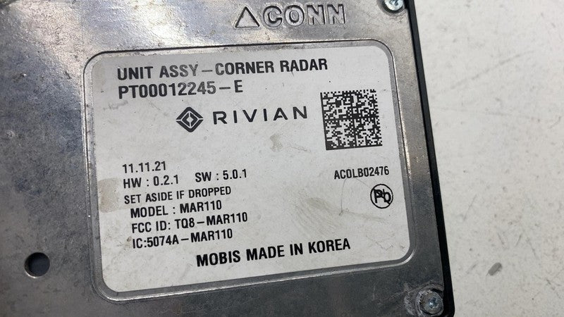 PT00012245E ⭕ 22-24 Rivian R1T R1S Rear Left Blind Spot Radar Sensor Module OEM PT00012245E