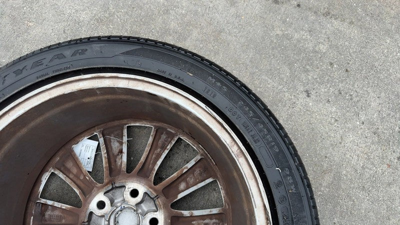 ⭕ 16-20 Model S MS Wheel Rim 19x8.0+40MM + Goodyear Tire 245/45R19 105