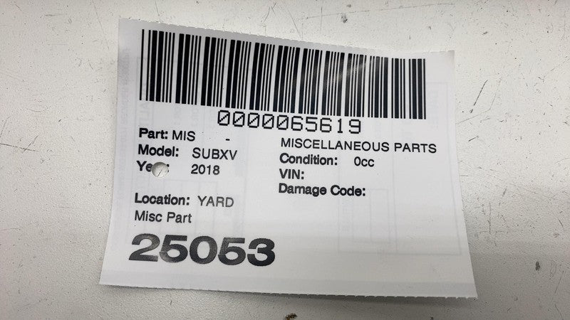 94310FL010 ⭕ 18-23 Subaru Crosstrek Tailgate Liftgate Back Door Upper Trim Cover 94310FL010