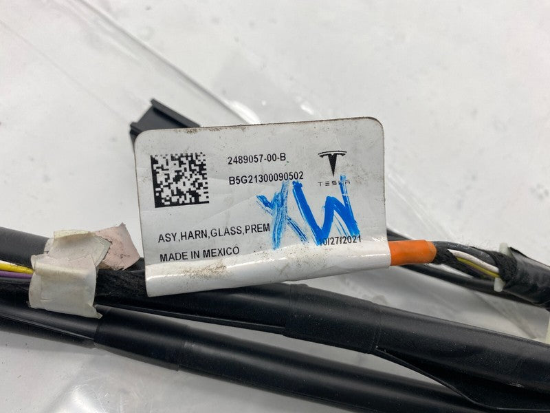 2489057 00 B ⭕2020-2023 Tesla Model Y Front Windshield Wire Cable Wiring Harness 2489057-00-B