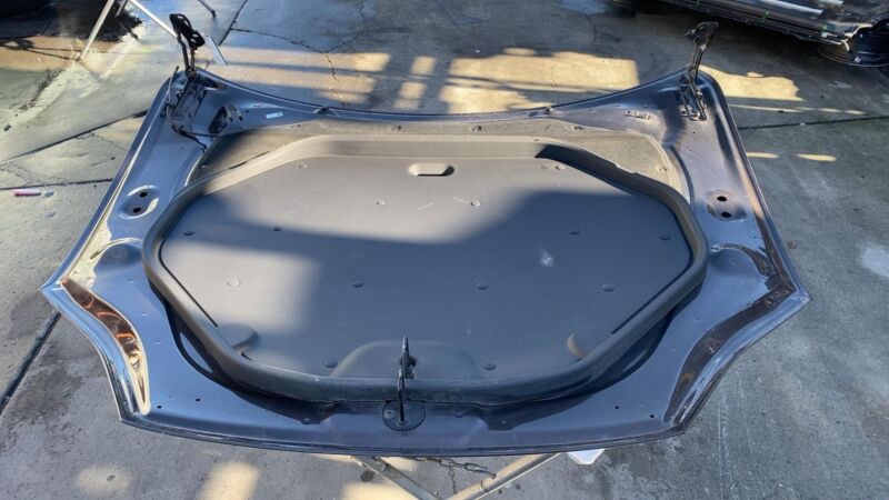 2012-2015 Tesla Model S MS Front Bonnet Hood Shell Panel Assembly OEM Brown PMAB