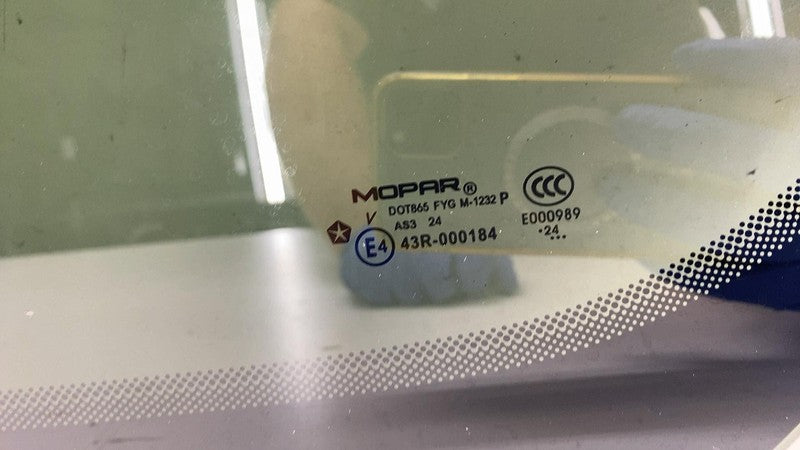 68238495AC ⭕ 17-25 Chrysler Pacifica Rear Driver Side Quarter Window Glass Left 68238495AC