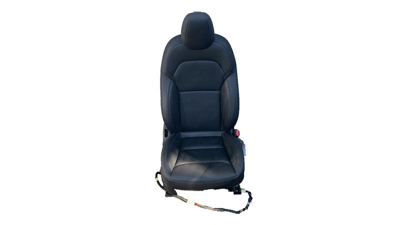 ⭕ 24-25 Tesla Model 3 Front Passenger Side 1st Row Seat Perforated Black Right