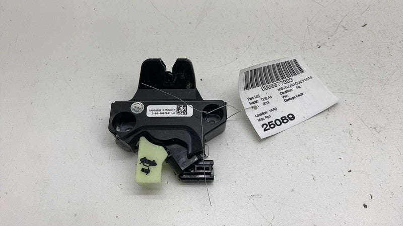 1092308-00-D ⭕ 2017-2023 Tesla Model 3 M3 Rear Tailgate Trunk Lid Lock Latch OEM 1092308-00-D