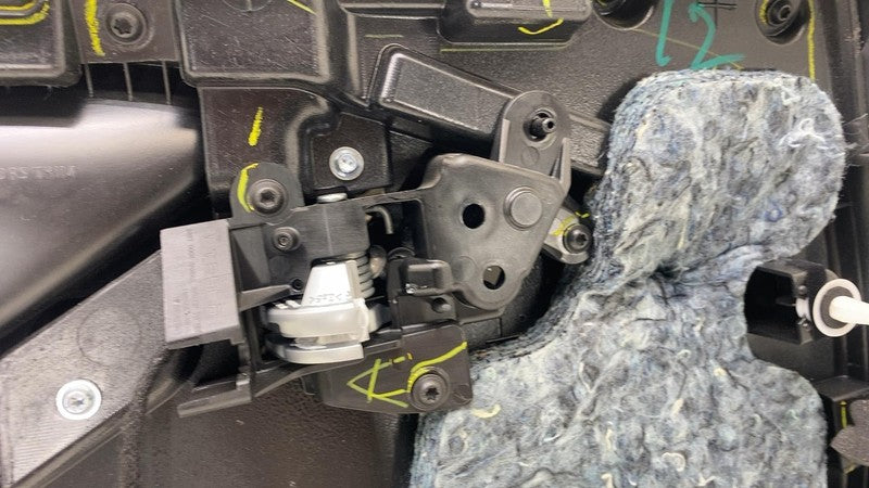 ⭕ 12-20 Model S Front Right Interior Door Panel Trim Card Cover RH 100