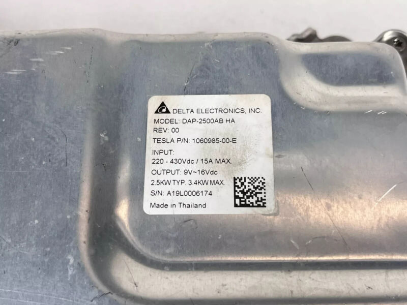 106098500E ⭕ 16-20 Tesla Model X High Voltage DC-DC Inverter Converter Module 1060985-00-E