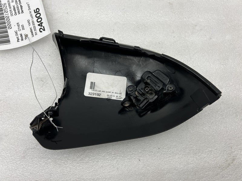 ⭕ 22-24 Lucid Air Right Mirror Trap Door Bottom Camera Cover Black P11