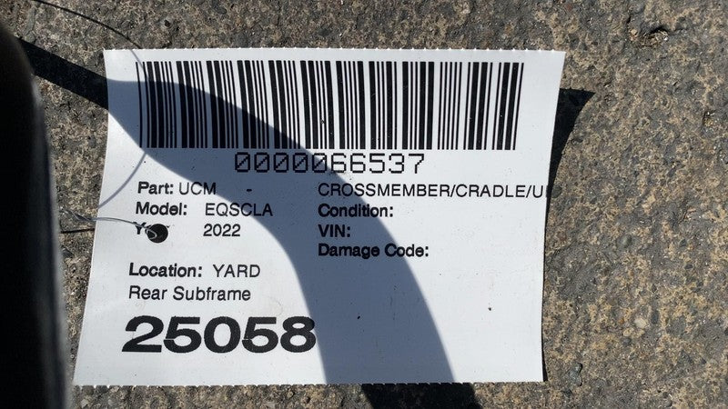 A2973521500 ⭕22-25 EQS 450+ V297 Rear Suspension Subframe Crossmember Cradle RWD A2973521500