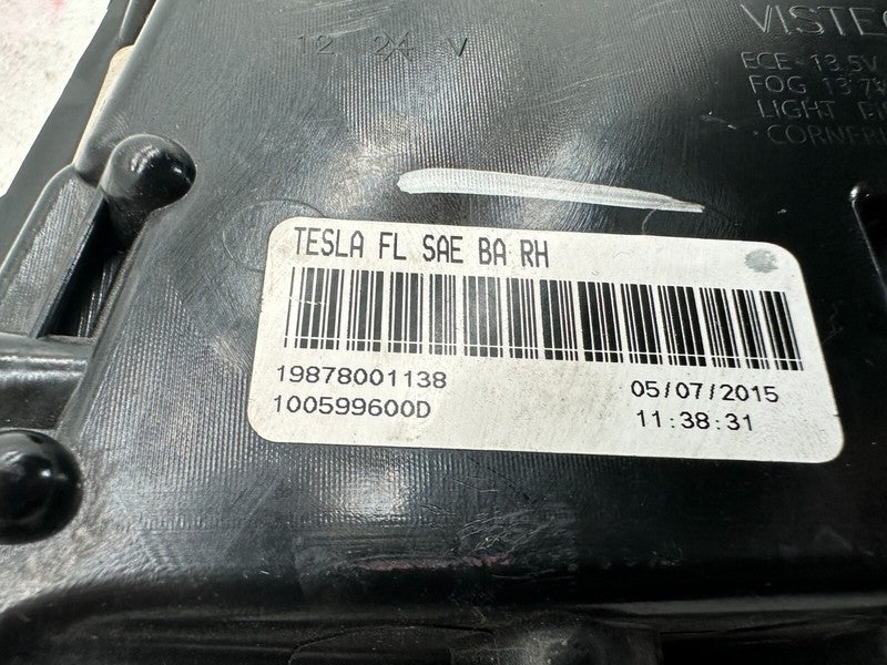 100599600D ⭕ 12-20 Tesla Model S Front Side LED Fog Light Cornering Lamp Right 1005996-00-D