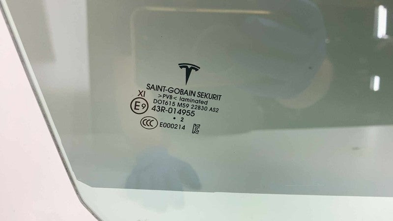 ⭕ 2021-2023 Tesla Model 3 Front Passenger Door Window Glass Right (Dou