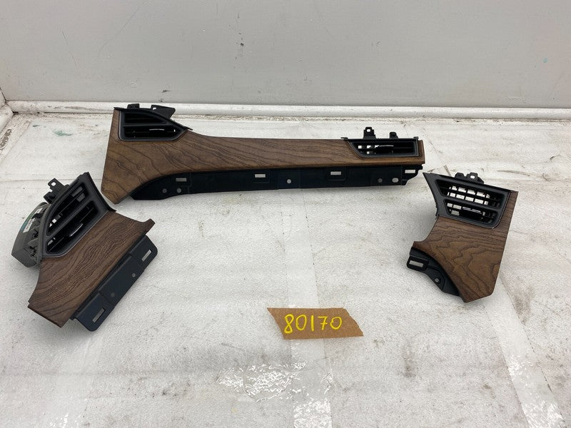 ⭕ 2012-2015 Tesla Model S SET of Dash A/C Air Vent Outlet Dashboard Trim Panel