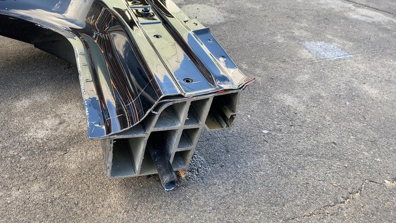 ⭕2021-2023 Tesla Model S Passenger B-Pillar Structural Cutout Right Bl