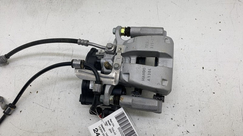 1044623-00-J ⭕ 2017-2025 Tesla Model 3 Rear Left Caliper w/ Brake Line Hose BASE 1044623-00-J