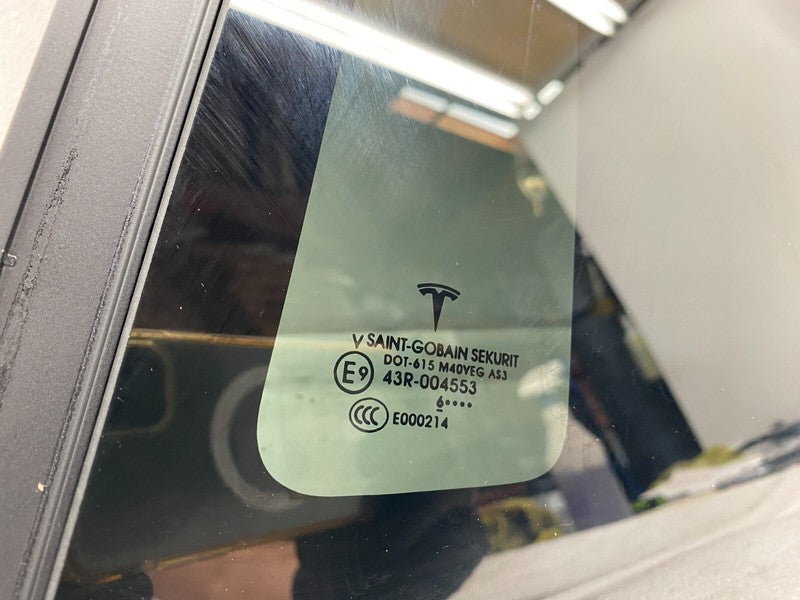 43R-004553 ⭕ 2016-2020 Tesla Model X MX Rear Passenger Side Door Quarter Fixed Glass Right