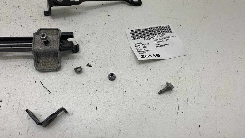⭕ 17-23 Tesla Model 3 12V Battery Tie-down Bracket Strap Holder SET 11