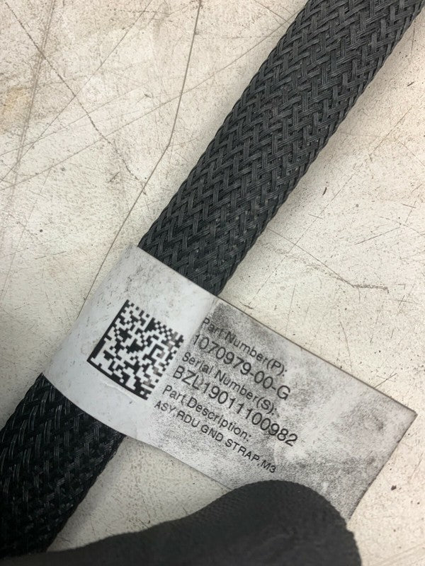 1070979-00-G ⭕2017-2023 Tesla Model 3 Y Rear Drive Unit Motor Ground Cable Strap 1070979-00-G