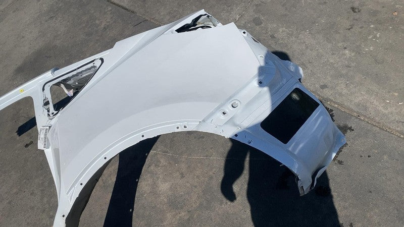 ⭕ 2020-2023 Tesla Model Y Rear Left Quarter Panel Structural Cutout White PPSW