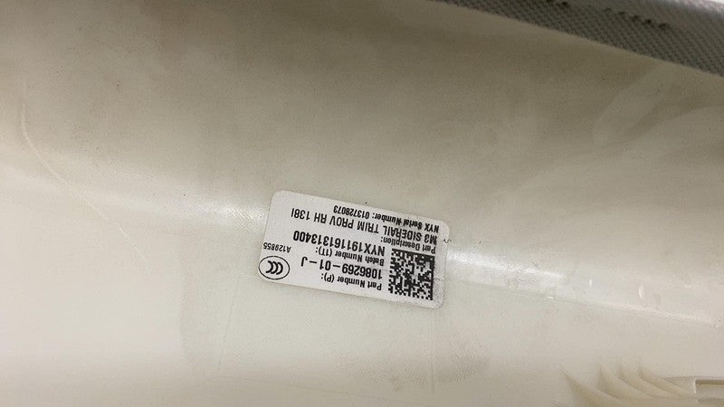 ⭕17-23 Model 3 Rear Left/Right C-Pillar Side Rail Trim 1086265-01-J/10