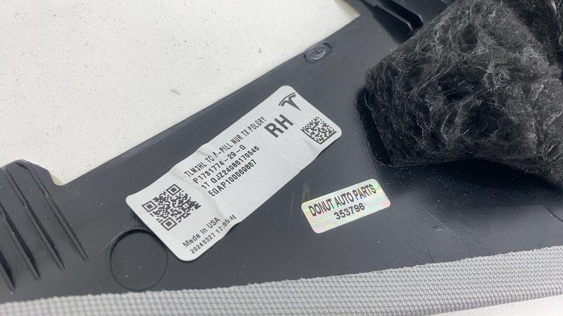 ⭕2024-2025 Tesla Model 3 Upper Side A-Pillar Trim Panel Cover Right 17