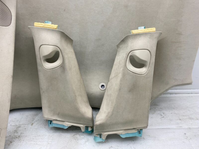  2012-2015 Tesla Model S SET of Headliner Textile Upper A + B + C-Pillar Assembly