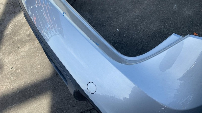 2011-2014 Porsche Cayenne Rear Bumper Fascia Cover w/o Park Assist Silver - LX7W