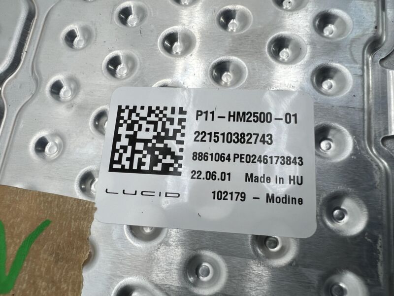 P11-HM2500-01 ⭕ 2022-2024 Lucid Air One Battery Module Total LGM48A Assembly P11-HM2500-01