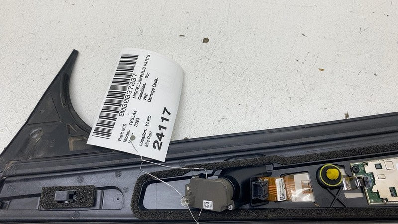 ⭕21-24 Model X Left B-Pillar Applique Trim Molding w/ Camera & Seal 17